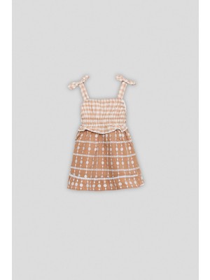 GB Baby Bg Store Kız Bebek Hardal Elbise