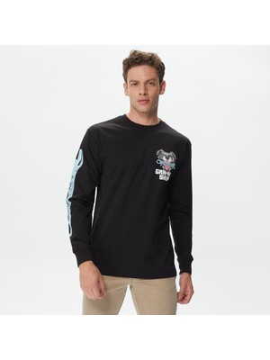 Market Junkyard Dog Erkek Siyah Sweatshirt