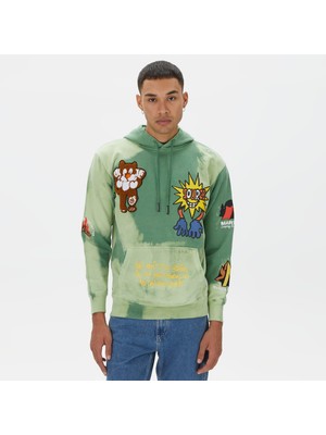 Market Amazon Tie Dye Land Escape Tie Dye Erkek Yeşil Hoodie