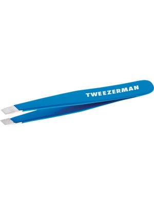 Tweezerman Mini Slant Tweezer Bahama Blue - Bahama Mavisi Cımbız