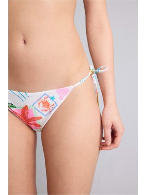 DeFacto Regular Fıt Desenli Bikini ALT F5895AX26HS