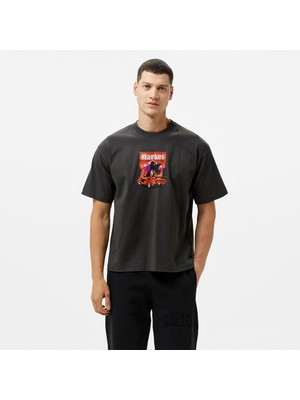 Market Bullrider Erkek Siyah T-Shirt