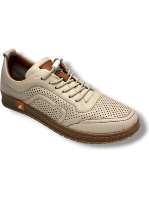Cakgo Malawi 3630-26 Hakiki Deri Lazerli Ultra Soft Anatomik Casual Kadın Ayakkabı