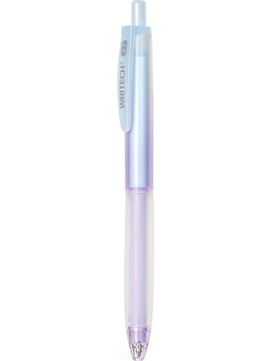 Writech W-0178 0,5mm Soft Grıp Mor Gövde Mavi Jel Kalem - 1 Adet