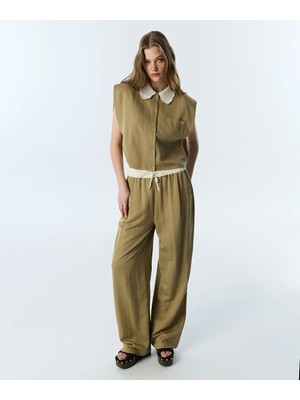 Twist KONTRAST ELASTİK BEL PANTOLON TS1260003181074