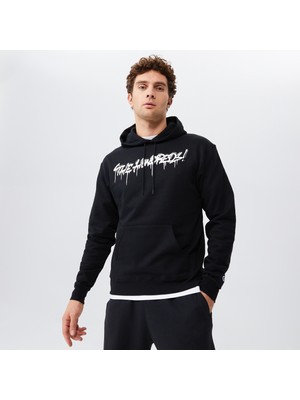 The Hundreds Tag Erkek Siyah Hoodie