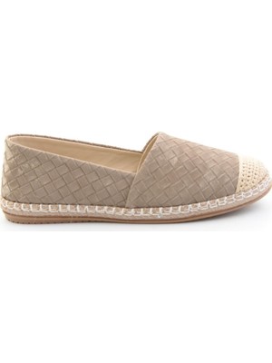 Bambi Vizon  Kadın Espadril K01125010471