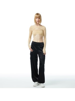 Calvin Klein Jeans Cap Unfiltered Kadın Siyah Eşofman Altı