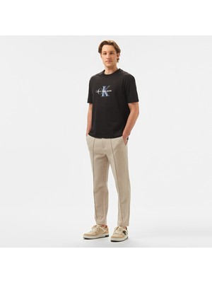 Calvin Klein Tech Interlo Sweats Erkek Gri Eşofman Altı