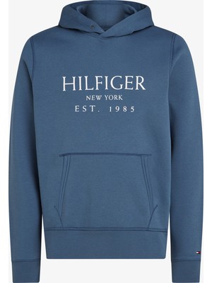 Tommy Hilfiger Erkek Mavi Sweatshirt