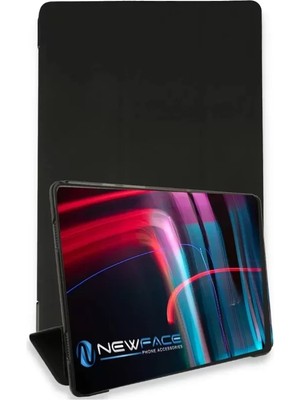 MarkEntegra Newface Samsung Galaxy T220 Tab A7 Lite 8.7 Kılıf Tablet Smart Kılıf - Siyah