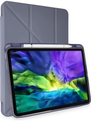 MarkEntegra Newface Ipad Pro 11 (2018) Kılıf Kalemlikli Mars Tablet Kılıfı - Lavender