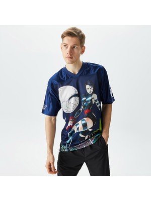 Huf Psylocke Football Jersey Erkek Lacivert Gömlek