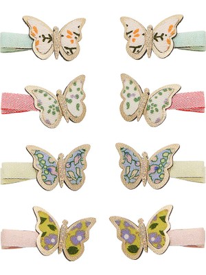 Mimi & Lula Floral Butterfly Mini 8'li Toka