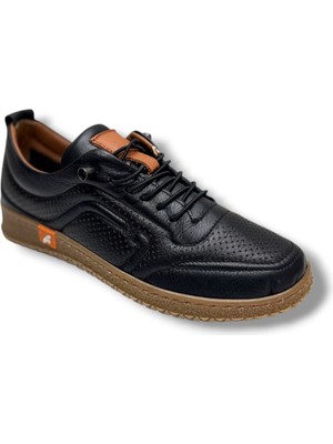Cakgo Malawi 3630-26 Hakiki Deri Lazerli Ultra Soft Anatomik Casual Kadın Ayakkabı