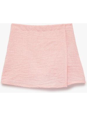 Koton Beli Lastikli Basic Şort Etek