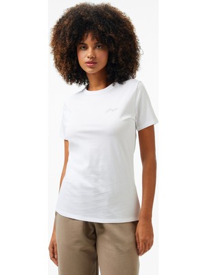 Boss Kadın Beyaz T-Shirt