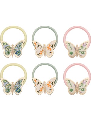 Mimi & Lula Floral Butterfly Mini 6'lı Lastik Toka