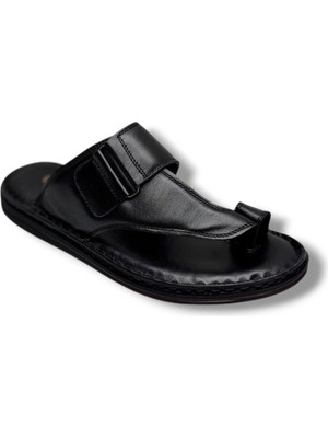 Cakgo 120-26 Hakiki Deri Ultra Soft Parmak Arası Anatomik Erkek Terlik 40-47