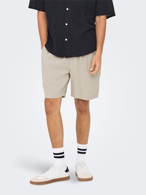 ShopINN Onstel Latham 0257 Shorts Noos Erkek Gri  - 22031850