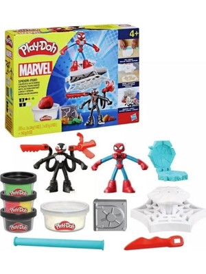 tp Buğz Play-Doh Spiderman Fırlatma ve Dilimleme Savaşı Oyun Seti