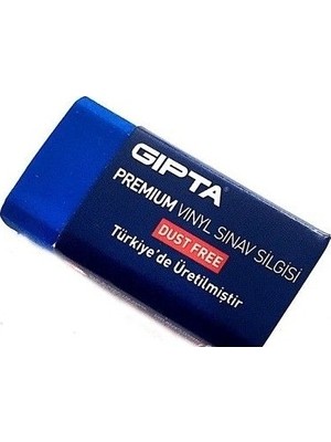 Gıpta Mavi Premium Sınav Silgisi Dust Free Büyük Boy  Yüksek Kalite Silgi