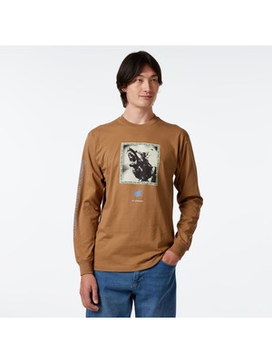 Huf Beware L/s Erkek Kahverengi Sweatshirt