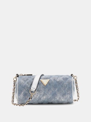 Guess Giully Iı Küçük Barre Kadın Mavi Çapraz Çanta HWDG9673720-MTD