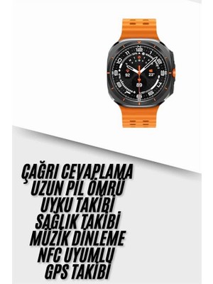 Nevamel Yeni Nesil Çağrı Cevaplayabilen 47 mm Titreşimli Çok Fonksiyonlu Akıllı Saat