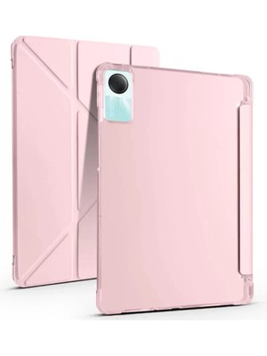 MarkEntegra Newface Xiaomi Redmi Pad Se 4g Kılıf Kalemlikli Mars Tablet Kılıfı - Rose Gold