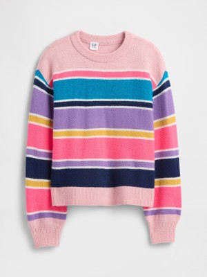 Gap Kız Çocuk Çok Renkli Çocuklar Relaxed Intarsia Kazak