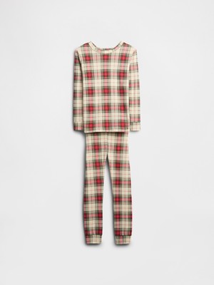 Gap Bebek Kırmızı Gap %100 Organik Pamuk Pijama Takımı