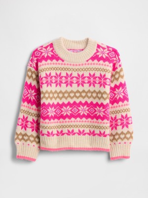 Gap Kız Bebek Çok Renkli Baby & Toddler Fair Isle Kazak