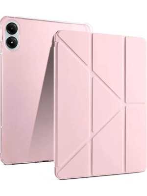 MarkEntegra Newface Xiaomi Redmi Pad Pro 12.1 Kılıf Kalemlikli Mars Tablet Kılıfı - Rose Gold