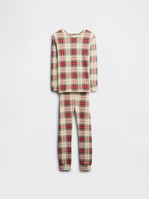 Gap Bebek Kırmızı Gap %100 Organik Pamuk Pijama Takımı