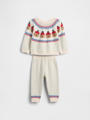 Gap Bebek Krem Kazak Outfit Set