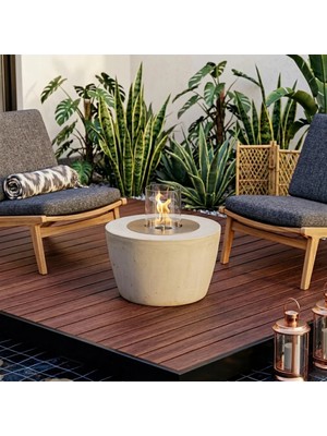 Starfire Patara Terrazzo Bio 1.5 Litre Kapasiteli Beton Şömine