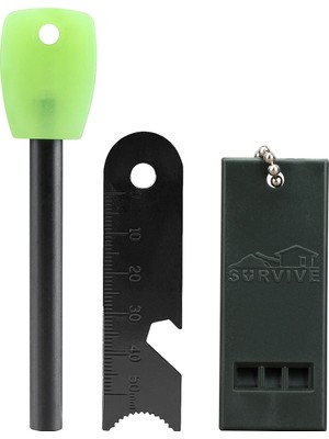 Eco Port Survive Magnezyum Çubuğu Ateş Başlatıcı Çakmak Taşı