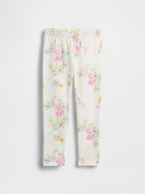 Gap Kız Bebek Beyaz Mix & Match Çiçek Desenli Tayt