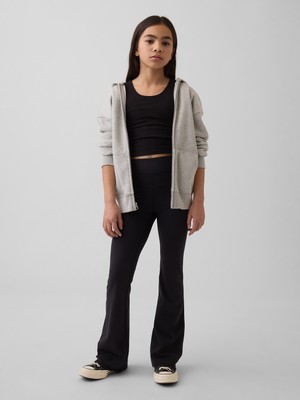 Gap Kız Çocuk Siyah Performans Flare Leggings Tayt