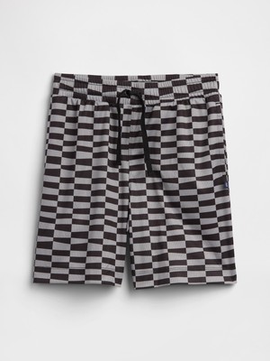 Gap Erkek Çocuk Gri %100 Geri Dönüştürülmüş Pull-On Mesh Şort