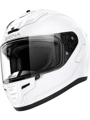 Sena Phantom Interkom Hazırlıklı Motosiklet Kask Beyaz