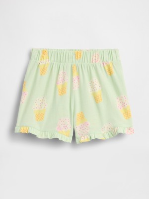 Gap Kız Bebek Açık Yeşil Pull-On Baskılı Şort