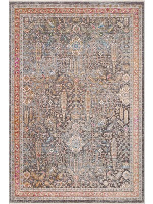 Cool Halı Bosna Taba Gri Vintage Eskitme Desenli Kolay Temizlenen Pati Dostu Modern Salon Oturma Odası Halısı
