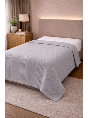 Bella Home Tek Kişilik Pamuklu Petek Pike | 160X220 cm | Hafif & Nefes Alabilir | Yazlık ve Konforlu
