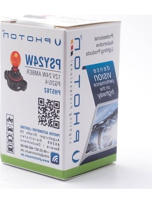 MarkEntegra Ampul PSY24W 12V Amber Minyatür Pht PH5762
