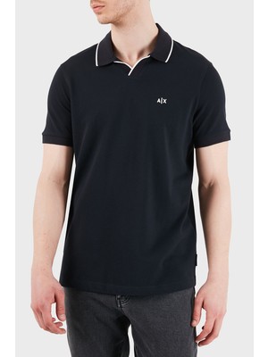 Armani Exchange Logolu Pamuklu Regular Fit Polo Erkek Polo XM002401 AF10366 UB101