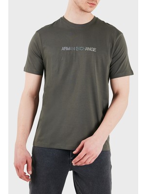Armani Exchange Logolu Pamuklu Regular Fit Bisiklet Yaka T Shirt Erkek T Shirt XM002785 AF10358 U8144