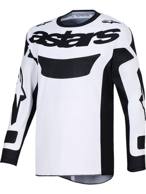 Alpinestars Racer Riway Off-Road Motosiklet Jerseyi Mavi  Beyaz