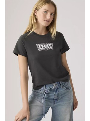 Levi's Levis Kadın Antrasit Tişört - 005GV-0030